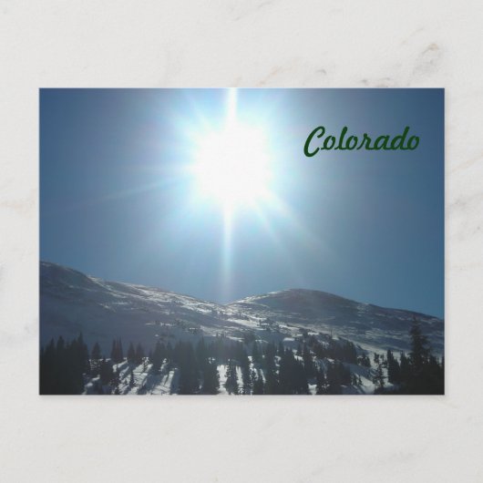 Colorado Postkarte (Vorderseite)