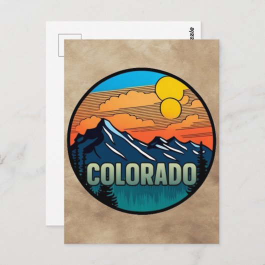 Colorado Postkarte (Vorne/Hinten)