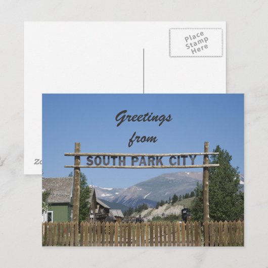 Colorado Postkarte (Vorne/Hinten)