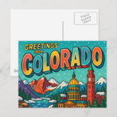 COLORADO Postkarte (Vorne/Hinten)