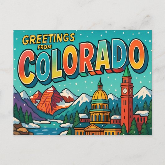 COLORADO Postkarte (Vorderseite)
