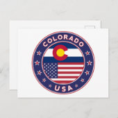 Colorado Postkarte (Vorne/Hinten)
