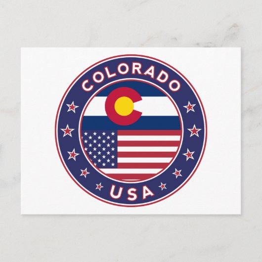 Colorado Postkarte (Vorderseite)