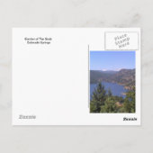 Colorado Postkarte (Rückseite)