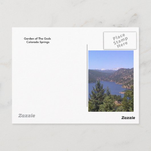 Colorado Postkarte (Rückseite)