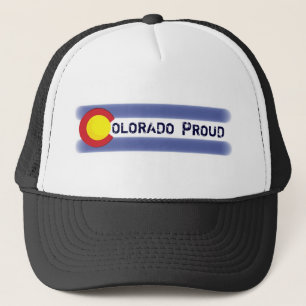 Colorado Proud Flag Staat Symbol künstlerischen Hu Truckerkappe