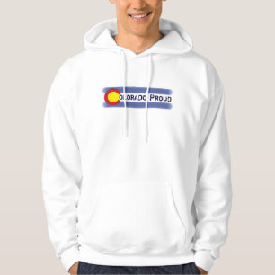 Colorado Proud Flaggen Staat Symbol Typen hoodie