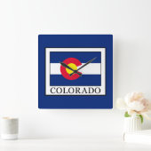 Colorado Quadratische Wanduhr (Zuhause)