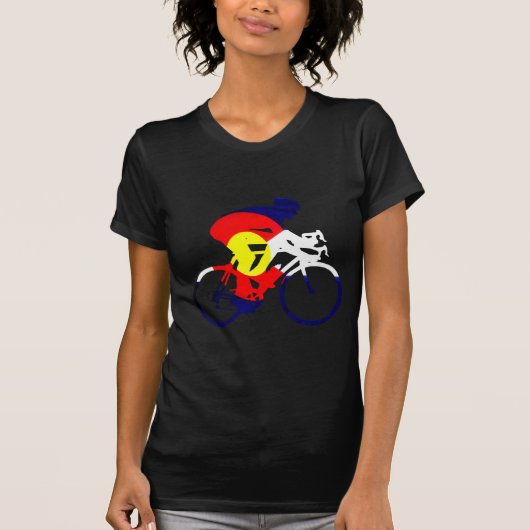 Colorado-Radfahrer T-Shirt (Vorderseite)