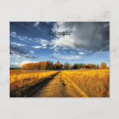 Colorado-Ranch im Herbst Postkarte (Vorderseite)
