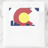 Colorado Rechteckiger Aufkleber (Tasche)