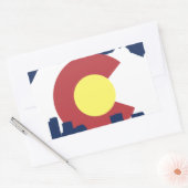 Colorado Rechteckiger Aufkleber (Umschlag)