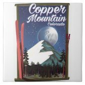 Colorado Reiseplakat Kupferberg Fliese (Vorderseite)