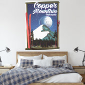 Colorado Reiseplakat Kupferberg Leinwanddruck (Insitu (Schlafzimmer))