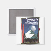 Colorado Reiseplakat Kupferberg Magnet (Vorderseite/Rückseite)