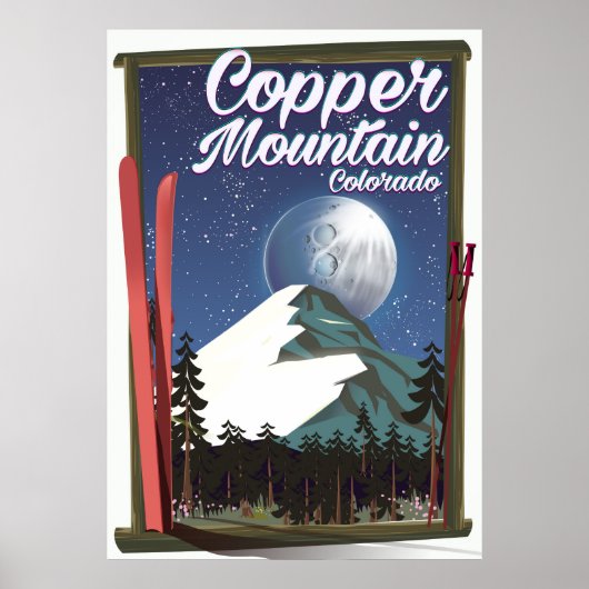 Colorado Reiseplakat Kupferberg Poster (Vorne)