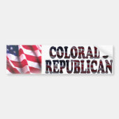 Colorado-Republikaner Autoaufkleber (Vorne)