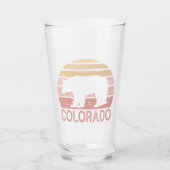Colorado Retro Bär Glas (Vorderseite)