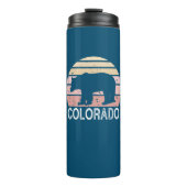 Colorado Retro Bär Thermosbecher (Vorderseite)