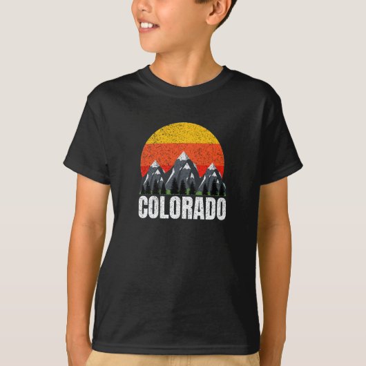 COLORADO RETRO SONNENBERGE T-Shirt (Vorderseite)