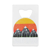 Colorado Retro Sunset Geldbeutel Flaschenöffner (Rückseite)