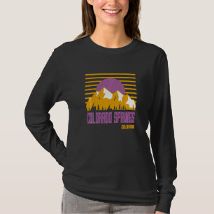 Colorado Ringe Vintage Berge Wandergebiet Ret T-Shirt