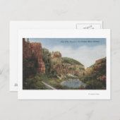 Colorado River, CO - Echo Cliffs Postkarte (Vorne/Hinten)