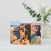 Colorado River Collage - Desert Southwest Postkarte (Stehend Vorderseite)