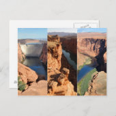 Colorado River Collage - Desert Southwest Postkarte (Vorne/Hinten)