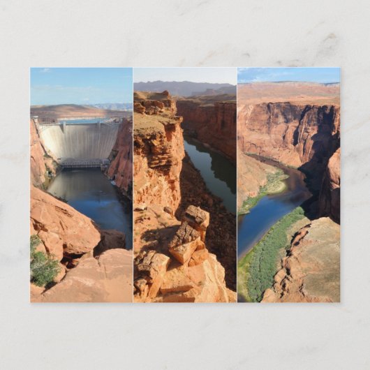 Colorado River Collage - Desert Southwest Postkarte (Vorderseite)