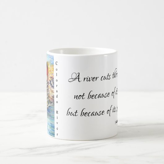 Colorado River Crystal Mill Handgemalt Kaffeetasse (Mittel)