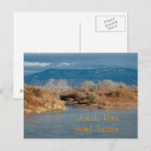 Colorado River, Grand Junction Postkarte (Vorne/Hinten)