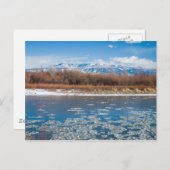 Colorado River im Winter Postkarte (Vorne/Hinten)