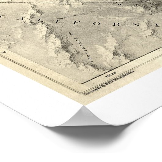 Colorado River Map 1858 Poster (Ecke)