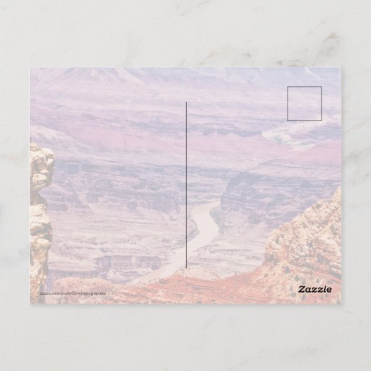 Colorado River Postkarte (Rückseite)