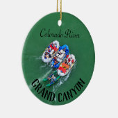 Colorado River Rafting Keramik Ornament (Rechts)