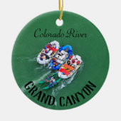 Colorado River Rafting Keramik Ornament (Vorne)