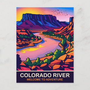 Colorado River, Reise Postkarte