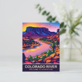 Colorado River, Reisen Postkarte (Stehend Vorderseite)