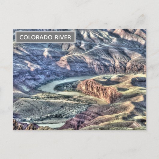 Colorado River Travel Foto Postkarte (Vorderseite)