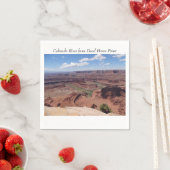 Colorado River von Dead Horse Point Napkins Serviette (Beispiel)