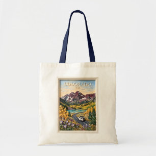 Colorado Roadtrip - Vintage Rocky Mountain Reise Tragetasche