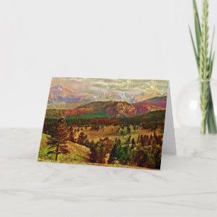 Colorado Rockies Fall Art Card Karte