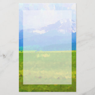 Colorado Rockies-Impressionist stationär Briefpapier