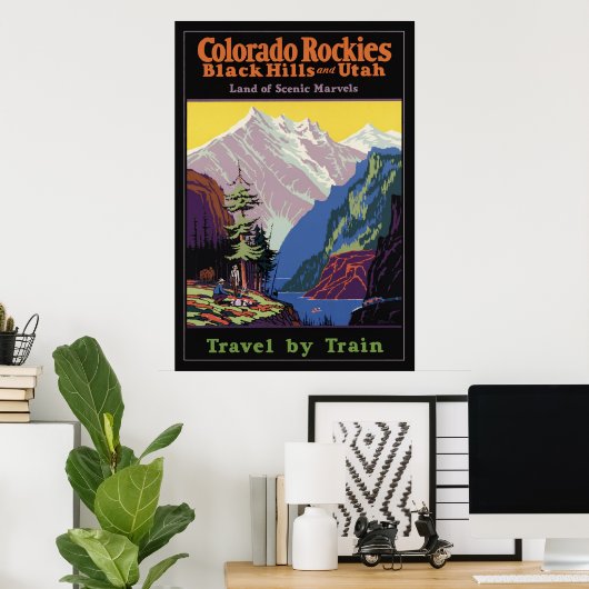Colorado Rockies Poster (Heimbüro)