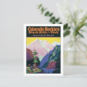 Colorado Rockies Postkarte (Stehend Vorderseite)