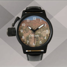 Colorado Rocks Landschaft Armbanduhr