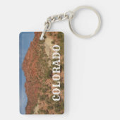 Colorado Rocks Landschaft Schlüsselanhänger (Rückseite)