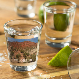 Colorado Rocks Landschaft Schnapsglas