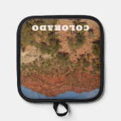 Colorado Rocks Landschaft Topflappen (Vorderseite)